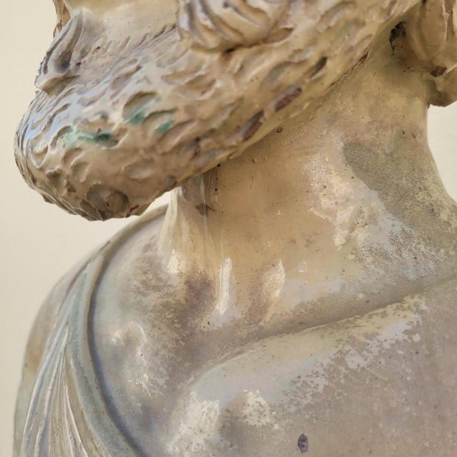 Italian School, Socrates Bust, 1800s, Terracotta For Sale - Image 17 of 18