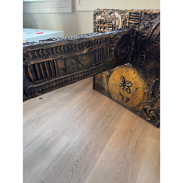 Adrian Pearsall 1960s Brutalist Dining Table Base - Manner of Adrian Pearsall / Paul Evans For Sale - Image 4 of 12