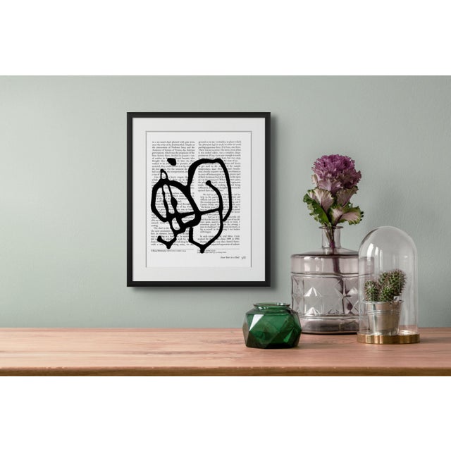 Black & White Abstractions No. 1 is a sophisticated contemporary abstract work by artist Diane Grant, originating from a...