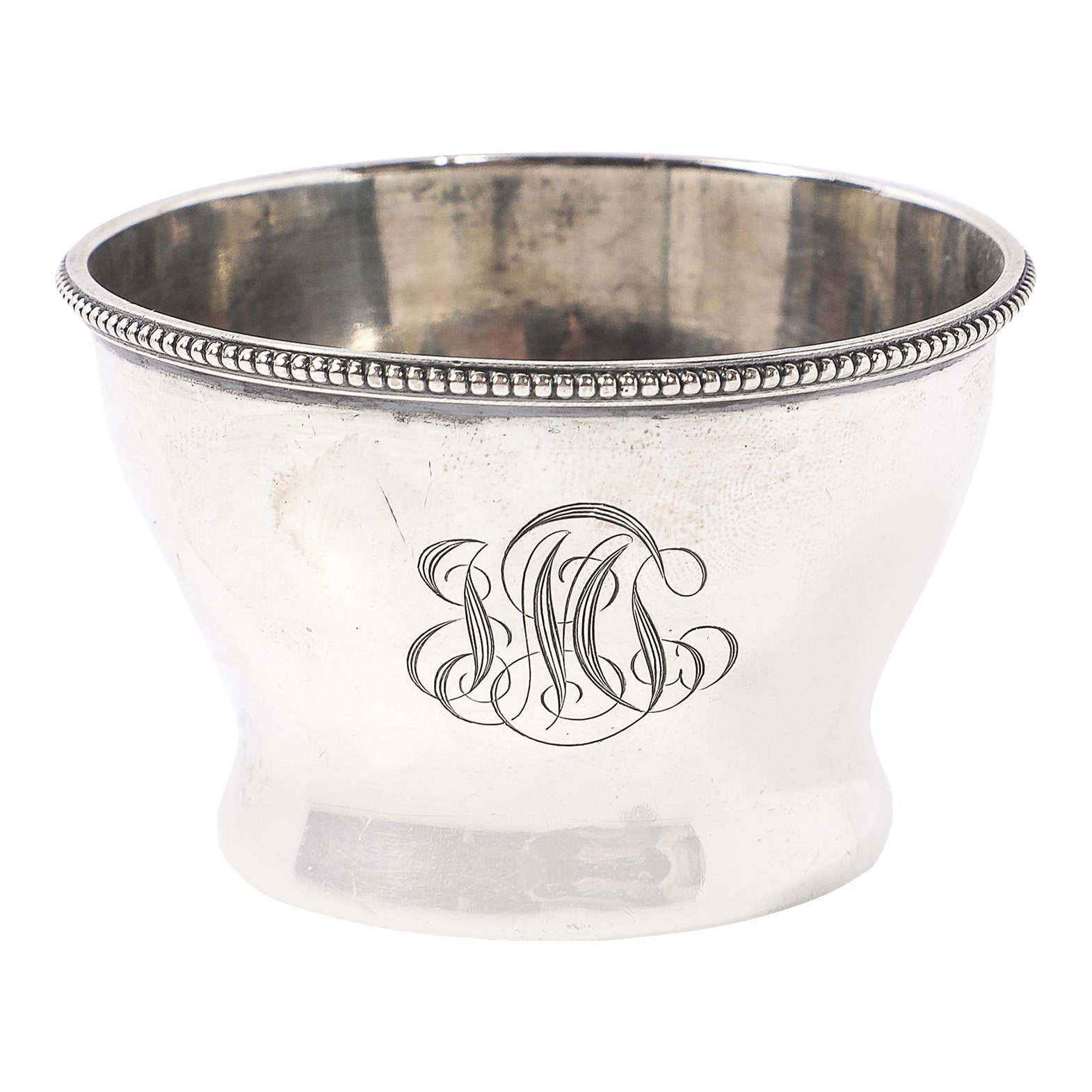 Art Deco Sterling Silver Bailey, Banks & Biddle Finger Bowl Monogram ...