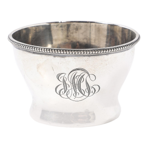 Art Deco Sterling Silver Bailey, Banks & Biddle Finger Bowl Monogram JNS