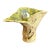 Support an Artist! Hand Made Monstera Leaf Ceramic Vase Artist Signed For Sale
