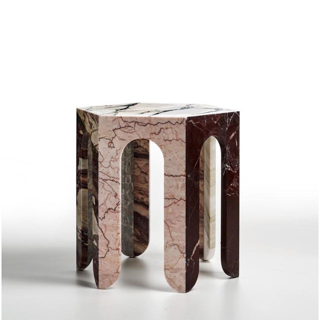 Sesto TSCF Hexagonal Coffee Table in Various Marbles by Bufalini Marmi For Sale - Image 6 of 9