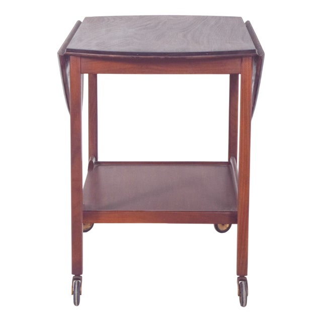 Mid-Century Modern Danish Tea Trolley with Flaps, 1960 For Sale