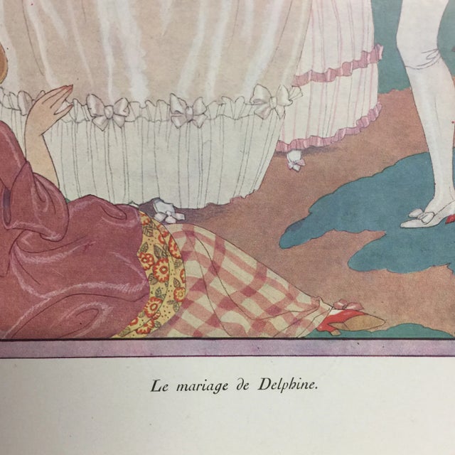 French 1940s Print Le Mariage De Delphine For Sale - Image 4 of 4