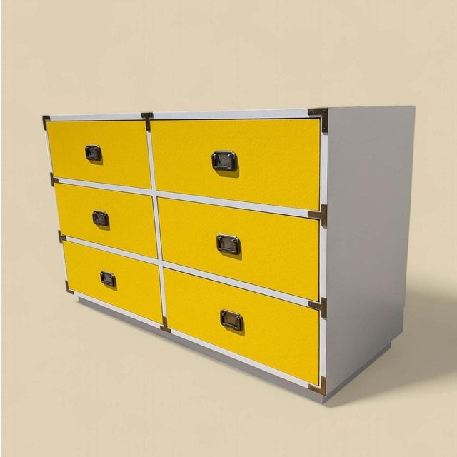 Wood Mid-Century "Colormates" Campaign Dresser by Morris of California – 1960s For Sale - Image 7 of 10