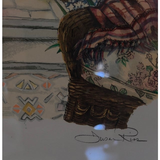Contemporary Susan Rios Serigraphs: Signed, Numbered, Seals For Sale - Image 3 of 8