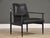 1950s Danish Modern Ebonized Black Cerused Lounge Chair For Sale - Image 4 of 12