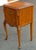 19th Century French Louis XV Style Mahogany Bedside Table, Refinished For Sale - Image 4 of 10