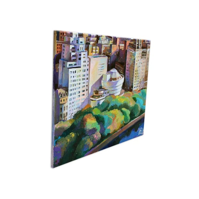 This is acrylic painting of one of my favorite places in New York City - Guggenheim Museum. Piece of Art by itself built...