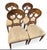 Early 19th Century Set of 4 Viennese Biedermeier Side Chairs For Sale - Image 4 of 5