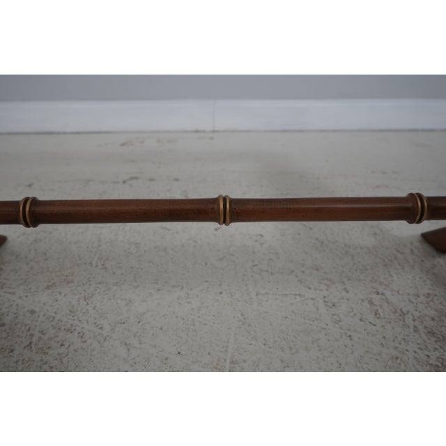 Ej Victor Regency Style Glass Top Coffee Table For Sale - Image 13 of 14