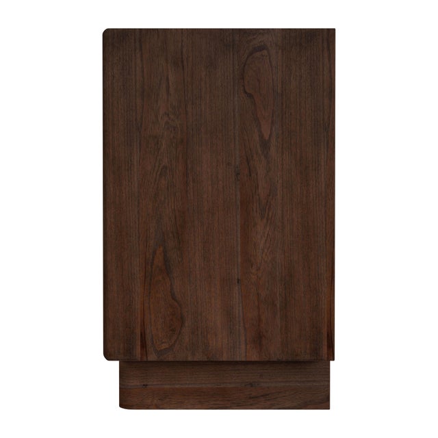 2020s Halmstad 24 in. W Wood Panel 2 Drawer Nightstand with Soft-Closing Drawers, Brown For Sale - Image 5 of 8