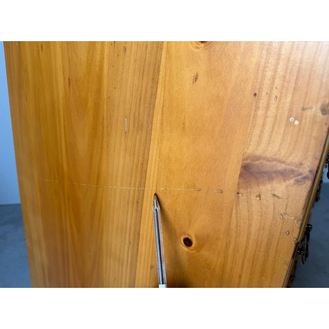 Vintage Link-Taylor Solid Pine Wood 17-Drawer Dresser For Sale - Image 16 of 17