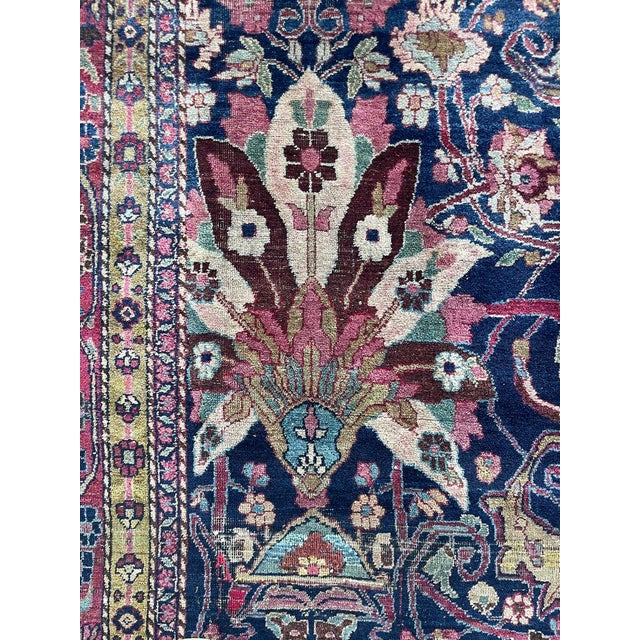 Decorative Antique Northeast Khorassan-Mashad Palmettes Rug 8.6 x 11 For Sale - Image 9 of 18