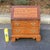 Vintage Child Sized Oak Drop Front Secretary Desk For Sale - Image 9 of 9