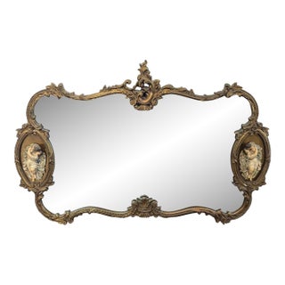 Vintage Rococo "Lover's Mirror" For Sale