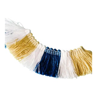 Tri-Color 1.75" Brush Trim Lemon Grove Yellow For Sale