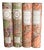 Italian Decorative Book Boxes with Marbled Paper Spine, Set of 4 For Sale