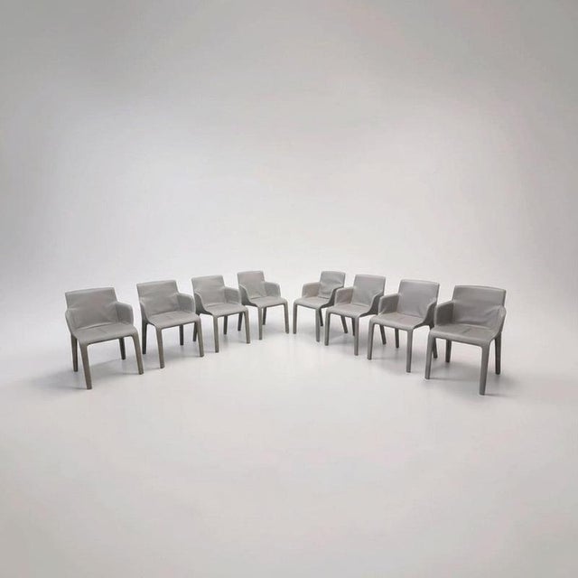 Gio Chairs in Leather by Walter Knoll, Set of 8 For Sale - Image 18 of 18