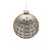 Contemporary Champagne Glittered Ball Ornament (Set of 6) For Sale - Image 3 of 6