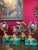 1950s Vintage Italian Gilt 800 Silver Zodiac Place Card Holders with Malachite Bases, 1950s, Set of 4 For Sale - Image 5 of 10