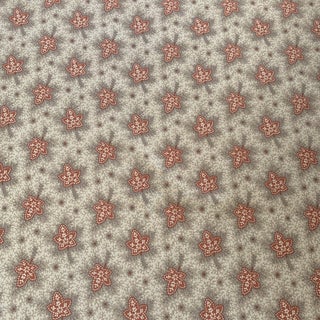 Sister Parish Elsie Hand Printed Linen and Cotton Fabric- 8 Yards For Sale
