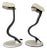 Snoky Table Lamps by Bruno Gecchelin for Guzzini, 1970s, Set of 2 For Sale