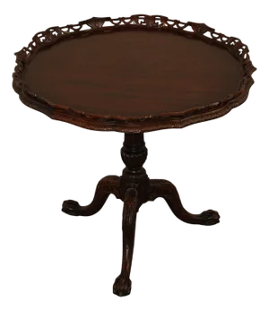Schmieg and Kotzian Georgian Style Mahogany Pie Crust Table