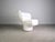 Original Elda Chair in White Leather by Joe Colombo For Sale - Image 4 of 12