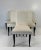 This set of 6 Art Deco style chairs were produced in the north of Italy in the 1980s. They are completely covered in an...
