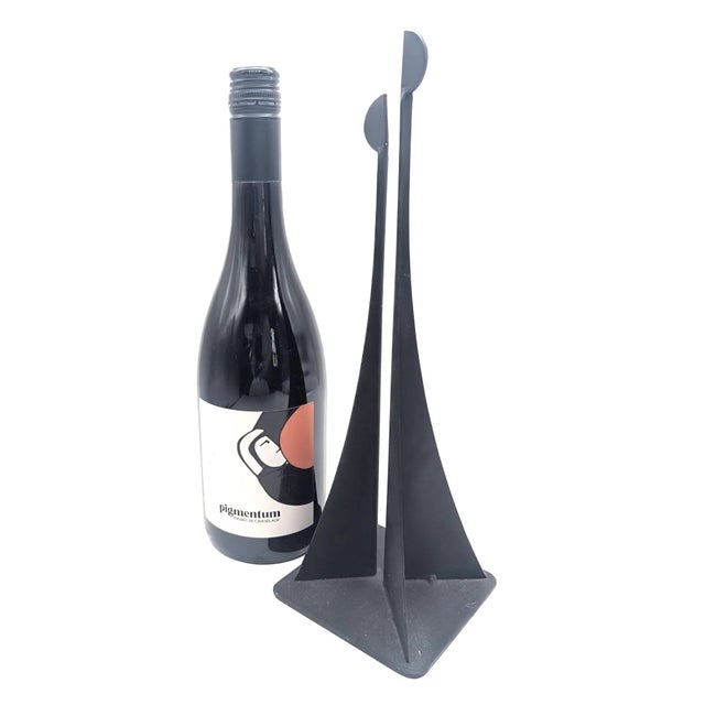 1960s Danish Modern "Nearness" Cast Iron Sculpture by Winckler For Sale - Image 9 of 11