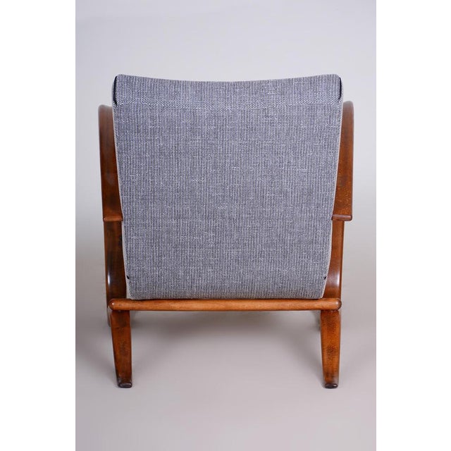 Art Deco Czech H-269 Lounge Chair by J. Halabala for Up Závody, 1930s For Sale - Image 11 of 12