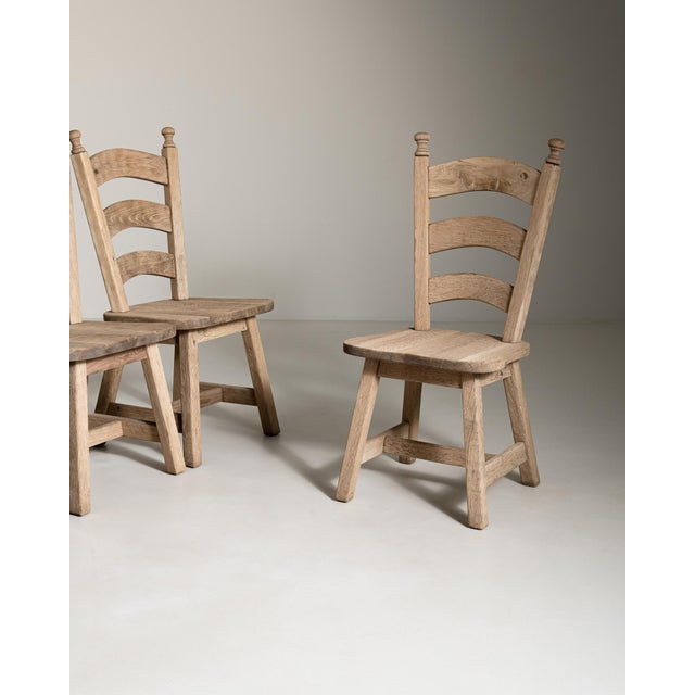 Set of Six Oak Dining Chairs, Antique, France, Circa 1970 For Sale - Image 4 of 18