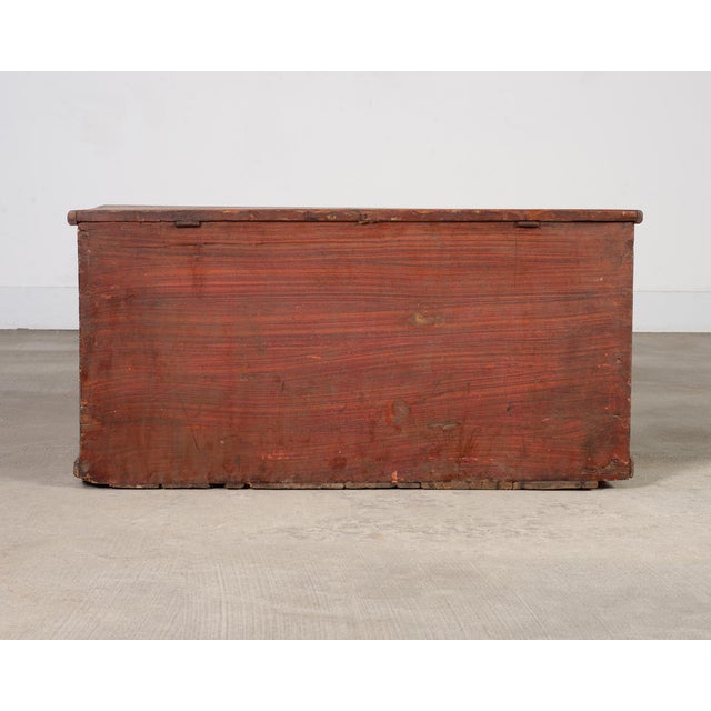 19th Century Country English Chest With House Facade Georgian Trunk For Sale - Image 18 of 18