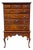 Late 18th Century Queen Anne Solid Walnut Chest/Every Section Made From One Piece of Lumber. For Sale