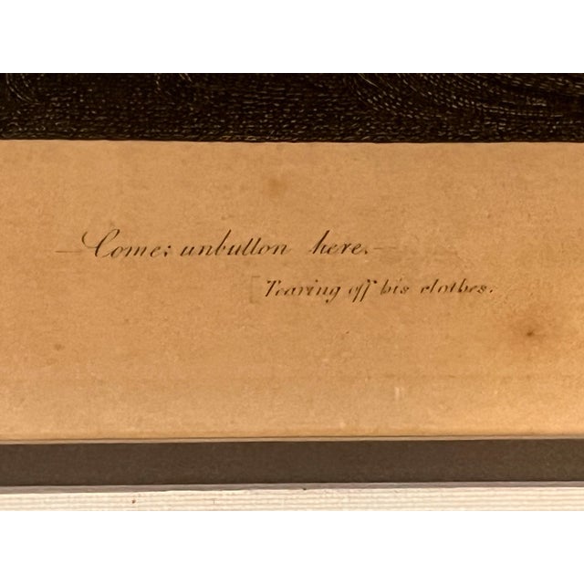 Sculpture Materials 1793 William Sharp After Benjamin West “King Lear” Boydell Shakespeare Gallery Engraving, Framed For Sale - Image 7 of 11