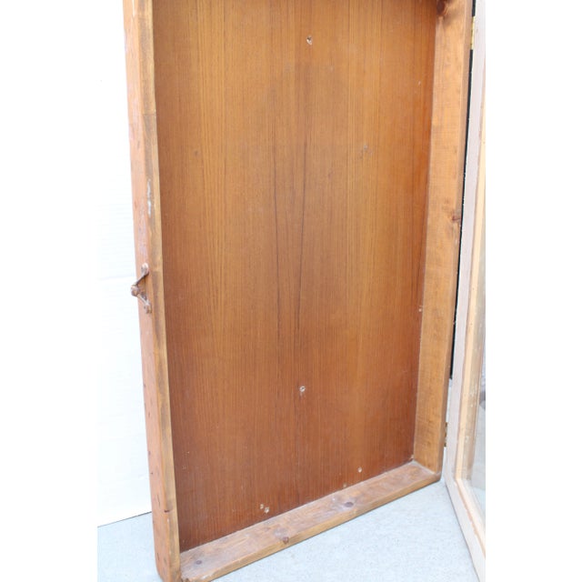 Wood Rustic Farmhouse Shadow Box Memorabilia Display Case/Wedding Dress For Sale - Image 7 of 7
