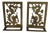 Vintage Mid Century Chinoiserie Brass Dragon Bookends For Sale