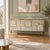 Wood Three-Door Ivory Murano Glass and Brass Italian Sideboard from Justfurnituress SRL For Sale - Image 7 of 9