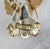 Mid-Century Modern Vintage Silver and Gold Plated Angel Christmas Ornaments - Set of 4 For Sale - Image 3 of 3