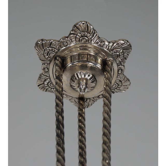 Petitot & Muller Freres French Art Deco Pendant Light 1930s - 2 Available For Sale - Image 10 of 13