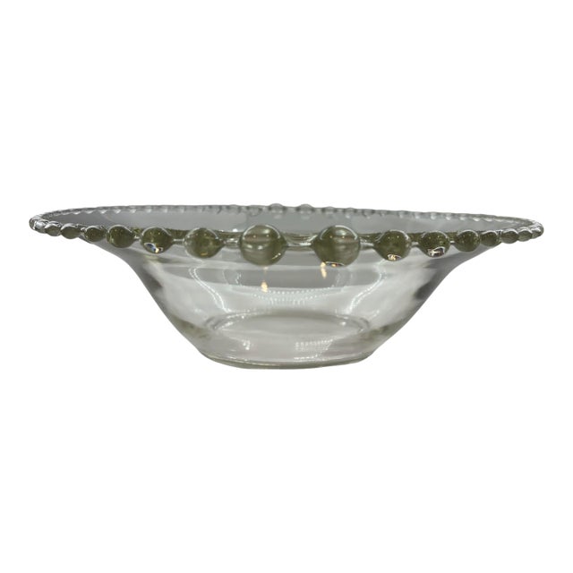 Mid 20th Century Imperial Glass Candlewick Belled Bowl For Sale