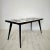 Abstract Painted Dining Table in Black and White, 1953 For Sale - Image 12 of 12