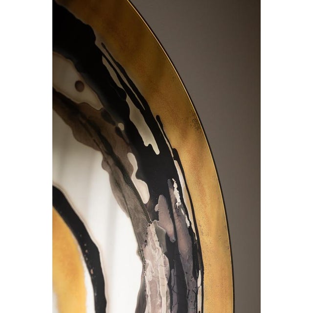 White Aura Wall Mirror by Oom Glass For Sale - Image 10 of 18