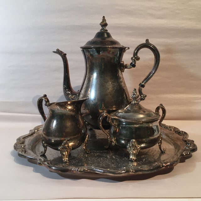 Gorham Silver Plated Tea Set Set of 4 Chairish
