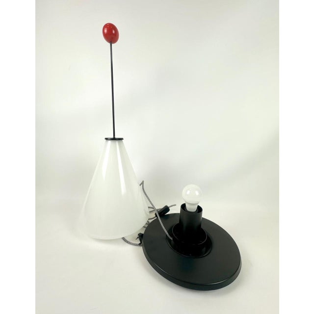 Postmodern Table Lamp by Linke Plewa for Elkamet, 1990s For Sale - Image 6 of 8
