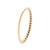 Modern Ladies 14k Yellow Gold Flexible Beads Link Bracelet For Sale - Image 3 of 8