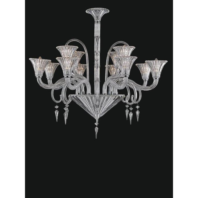 Gold Collection Diamante Chandelier in Metal and Crystal by Jago For Sale - Image 8 of 9