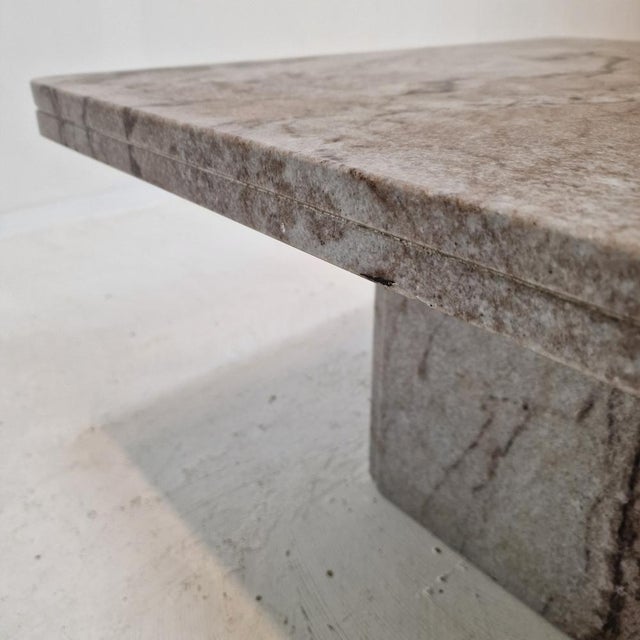 Italian Coffee Table in Granite, 1980s For Sale - Image 15 of 18